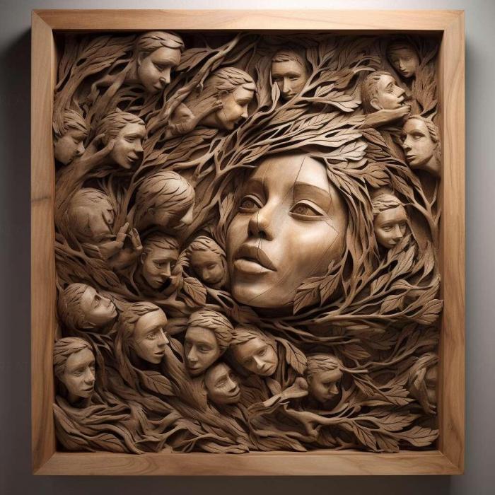 نموذج ثلاثي الأبعاد لآلة CNC 3D Art 